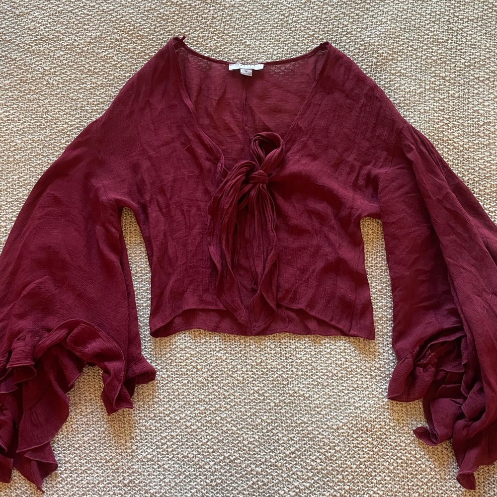 Maroon Women's Top